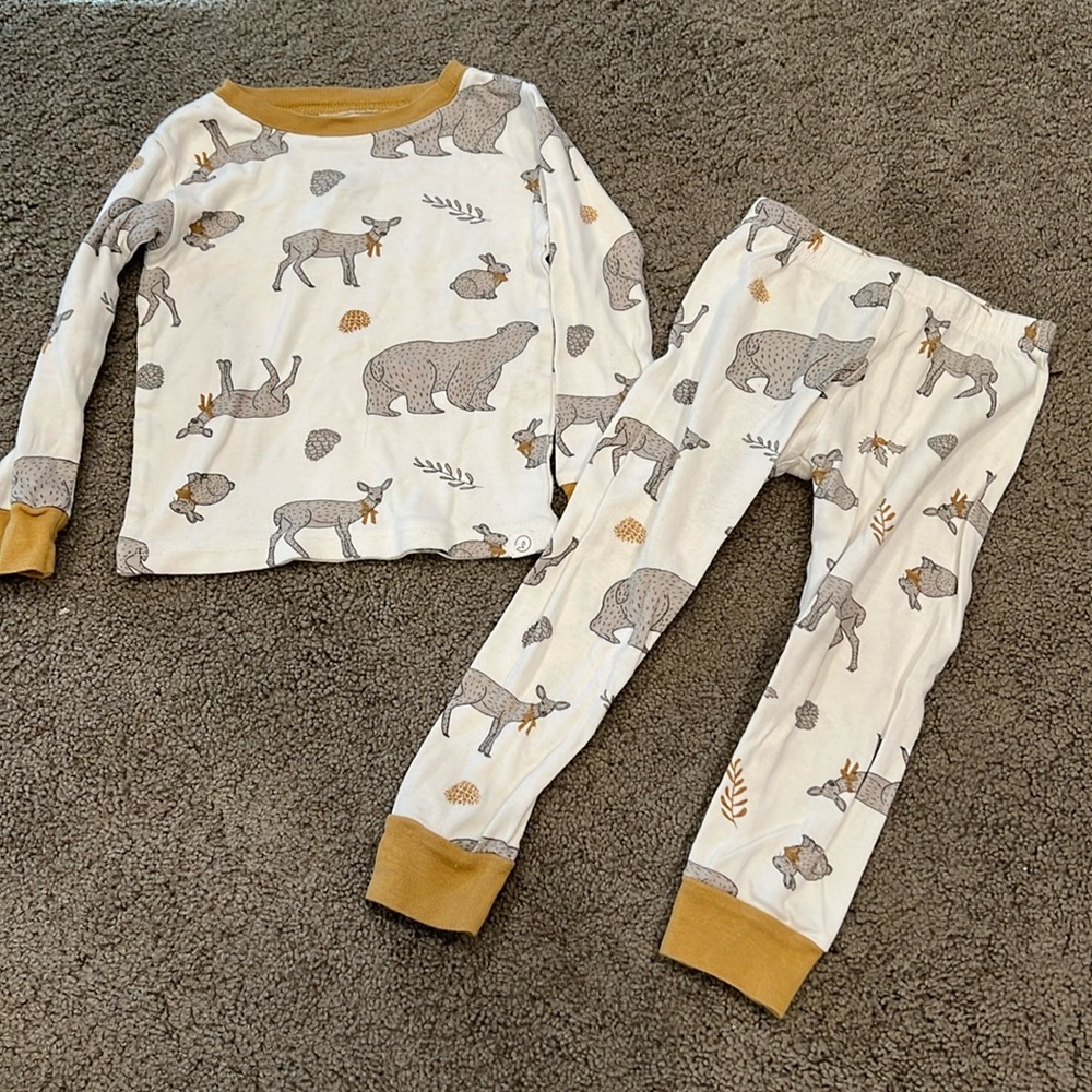 Little Planet Organic Woodland Animals Pajamas Set